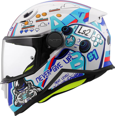 Ls2 Kinder-Integralhelm FF812 Kid Next Level. Helm Kind FF812 Next Level weiß Gr. m