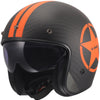Ls2 Jethelm of601 Bob II Carbon Star Helm of601 Bob II Carbon Star Orange Gr.xxl