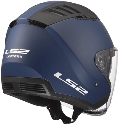 Ls2 Jethelm Of600 Copter II Solider Helm Of600 Copter I Marineblau Matt Gr. m