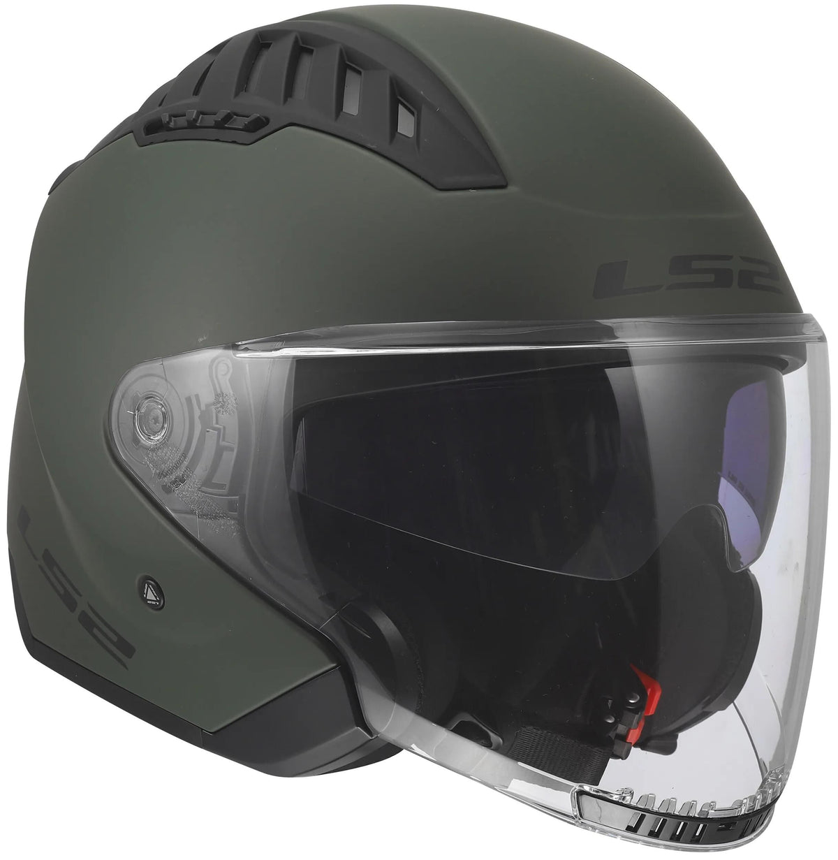 Ls2 Jethelm Of600 Copter II Solider Helm Of600 Copter I Militärgrün Gr. m