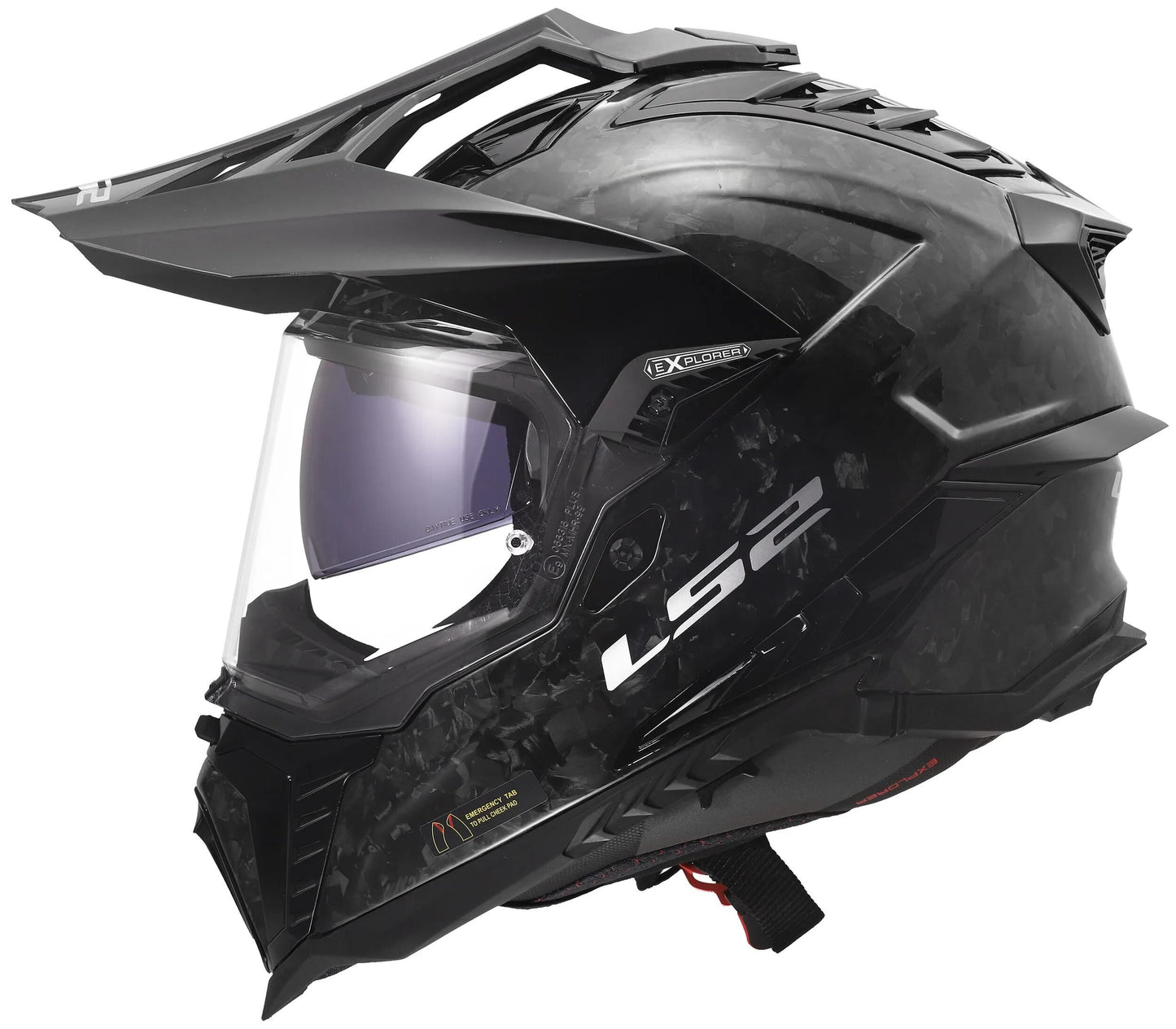 Ls2 Enduro-Helm MX701 Explorer Carbon Forged Helm MX701 Explorer Forged Carbon Gr. s