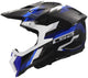 Ls2 Motocross-Helm MX703 X-Force Phantom Helm MX703 X-Force Phantom blau weiß m