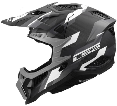 Ls2 Motocross-Helm MX703 X-Force Phantom Helm MX703 X-Force Phantom Matt Gr. sw m