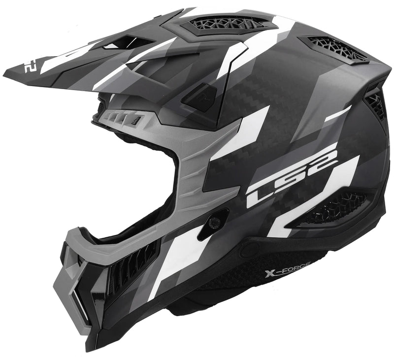 Ls2 Motocross-Helm MX703 X-Force Phantom Helm MX703 X-Force Phantom Matt Gr. sw l
