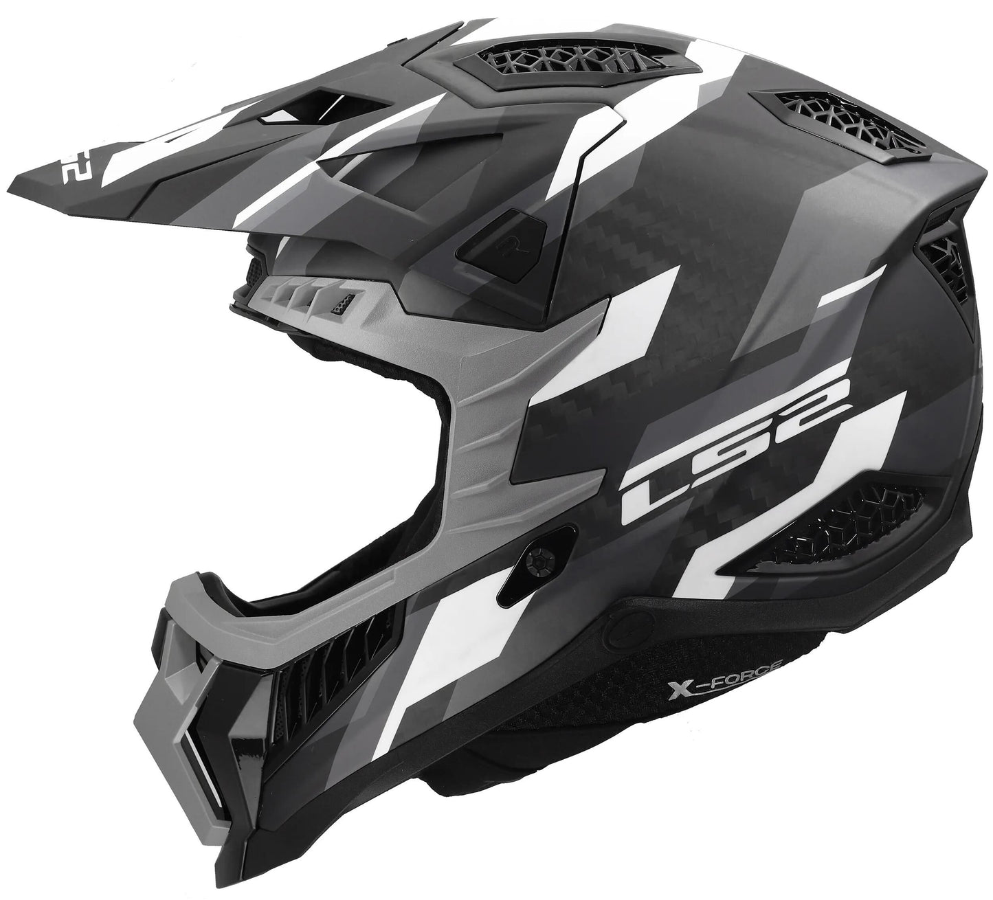 Ls2 Motocross-Helm MX703 X-Force Phantom Helm MX703 X-Force Phantom Matt Gr. sw xl