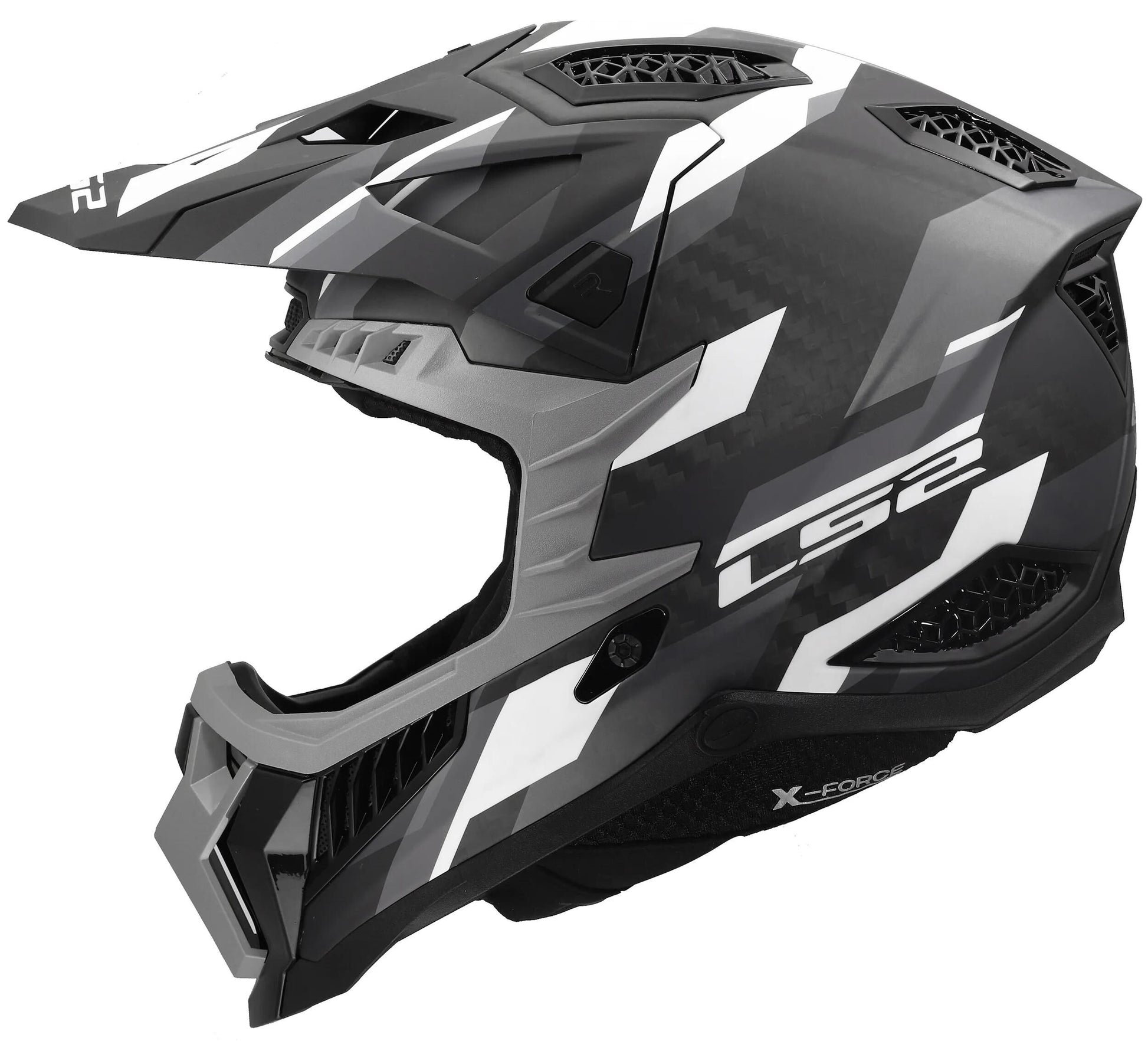 Ls2 Motocross-Helm MX703 X-Force Phantom Helm MX703 X-Force Phantom Matt Gr. sw xl