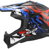Ls2 Motocross-Helm MX708 Fast II Grotesk Helm MX708 Fast II Grotesque Weiß Bl Rot XS