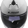 Ls2 Integralhelm FF817 Challenger II Solid Helm FF817 Challenge II Solid Weiß Gr. m