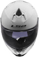 Ls2 Integralhelm FF817 Challenger II Solid Helm FF817 Challenge II Solid Weiß Gr. m