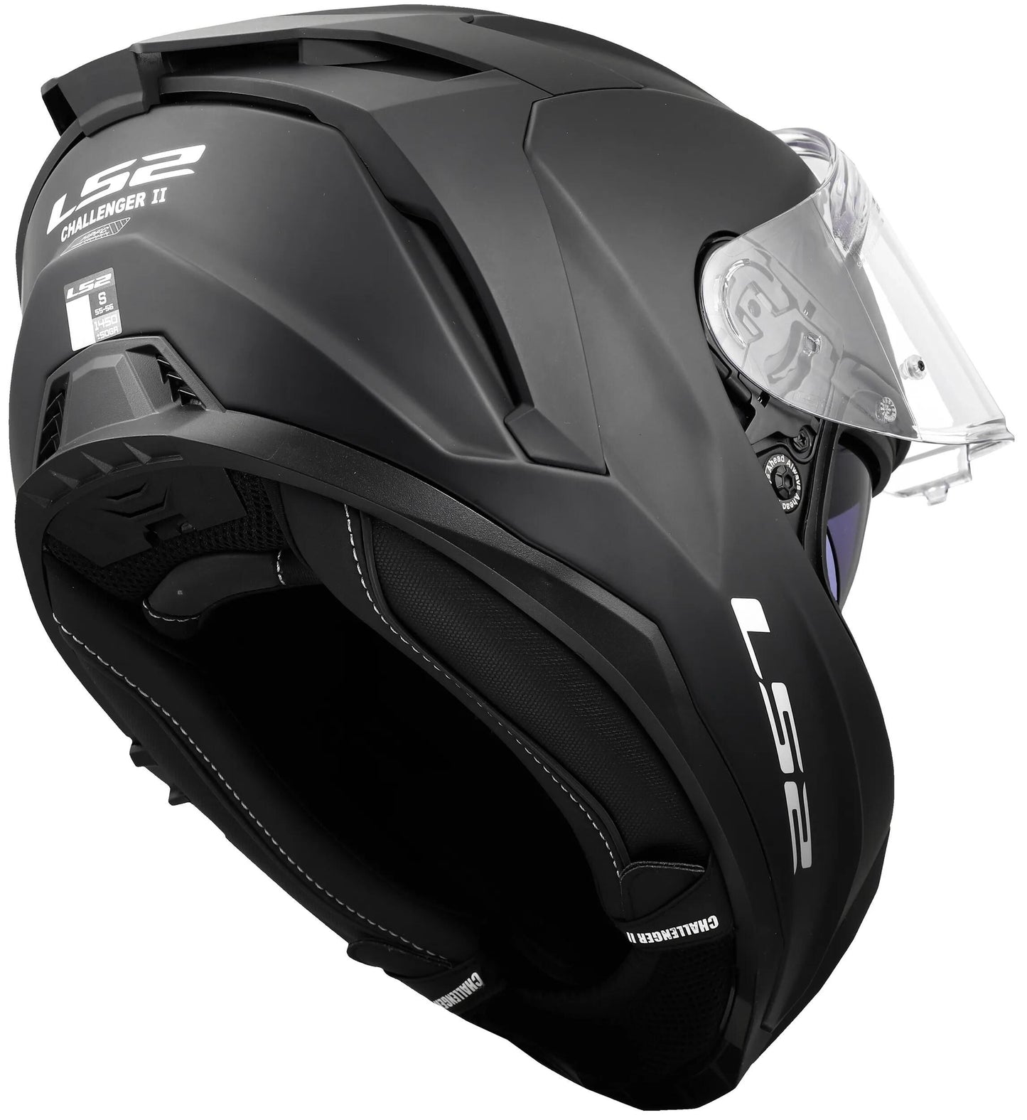 Ls2 Integralhelm FF817 Challenger II Solid Helm FF817 Challenge II Solid Mattschwarz 3XL