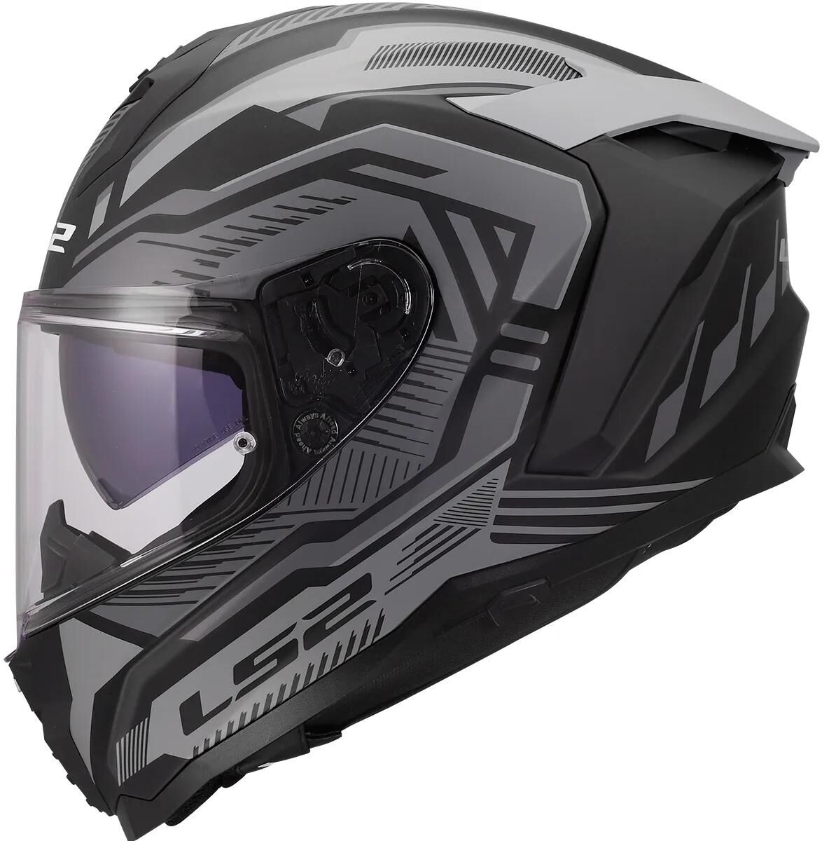 Ls2 Integralhelm FF817 Challenger II Dravix Helm FF817 Challenge II Dravix mattgrau s