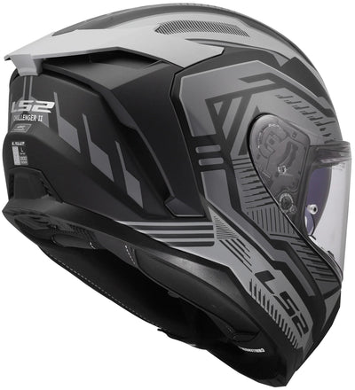 Ls2 Integralhelm FF817 Challenger II Dravix Helm FF817 Challenge II Dravix Mattgrau 3XL