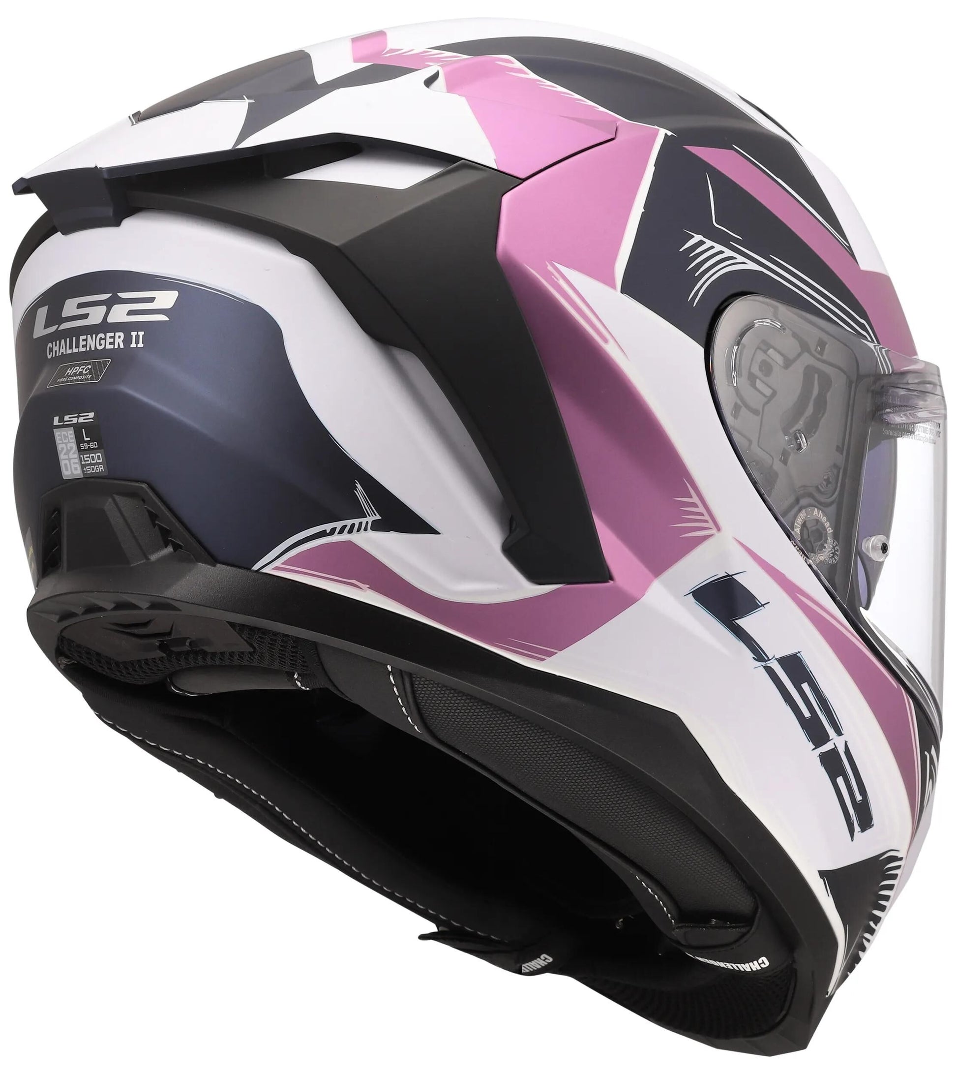 Ls2 Integralhelm FF817 Challenger II Flaman Helm FF817 Challenge II Flaman Lavendel Gr. s