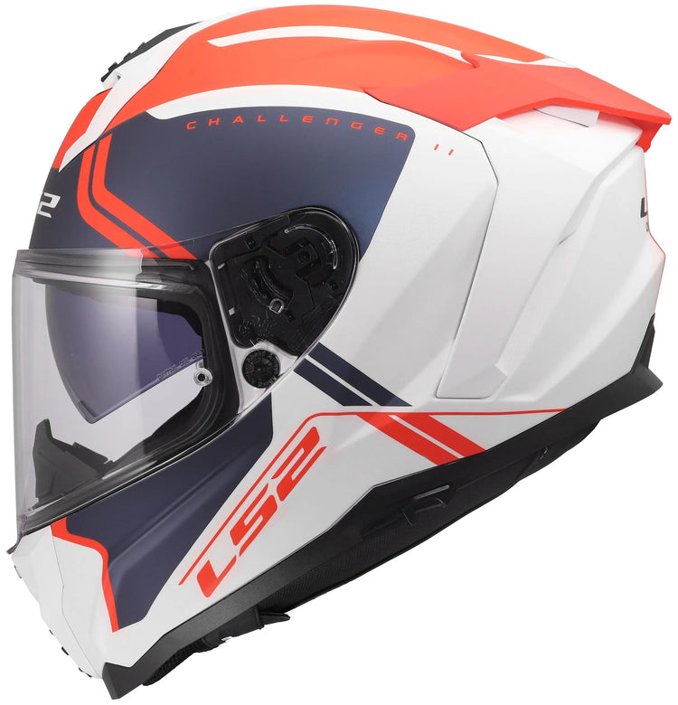 Ls2 Integralhelm FF817 Challenger II Titan Helm FF817 Challenge II Titanium White Bl RT X