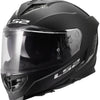 Ls2 Integralhelm FF818 Storm III Solid Helm FF818 Storm II Solid Mattschwarz Größe XXL