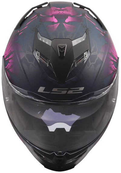 Ls2 Integralhelm FF818 Storm III Burst Helm FF818 Storm II Burst mattschwarz rosa xxs