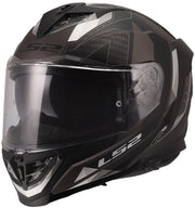 LS2 Integralhelm FF818 Storm III sportlicher Helm FF818 Storm II sportlich mattschwarz grau s - afbeelding 2