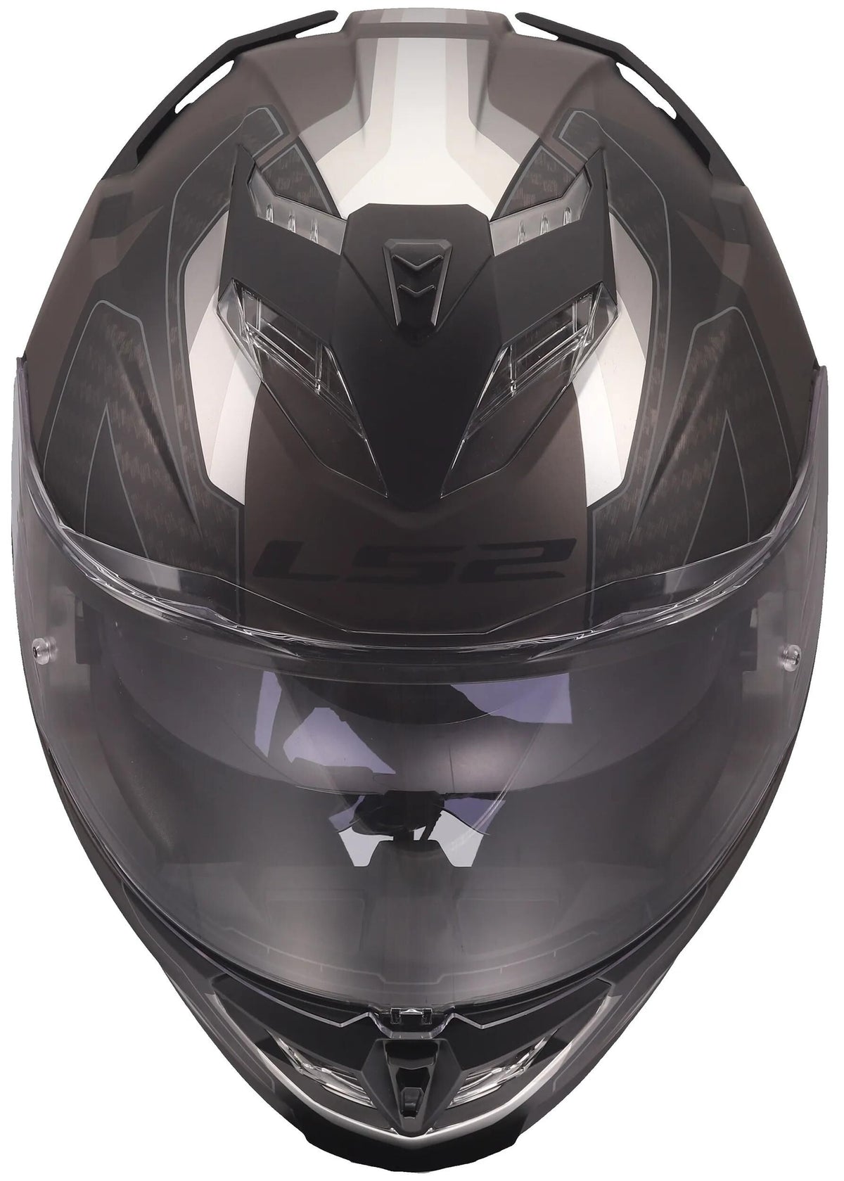 Ls2 Integralhelm FF818 Storm III sportlicher Helm FF818 Storm II sportlich mattschwarz grau xx