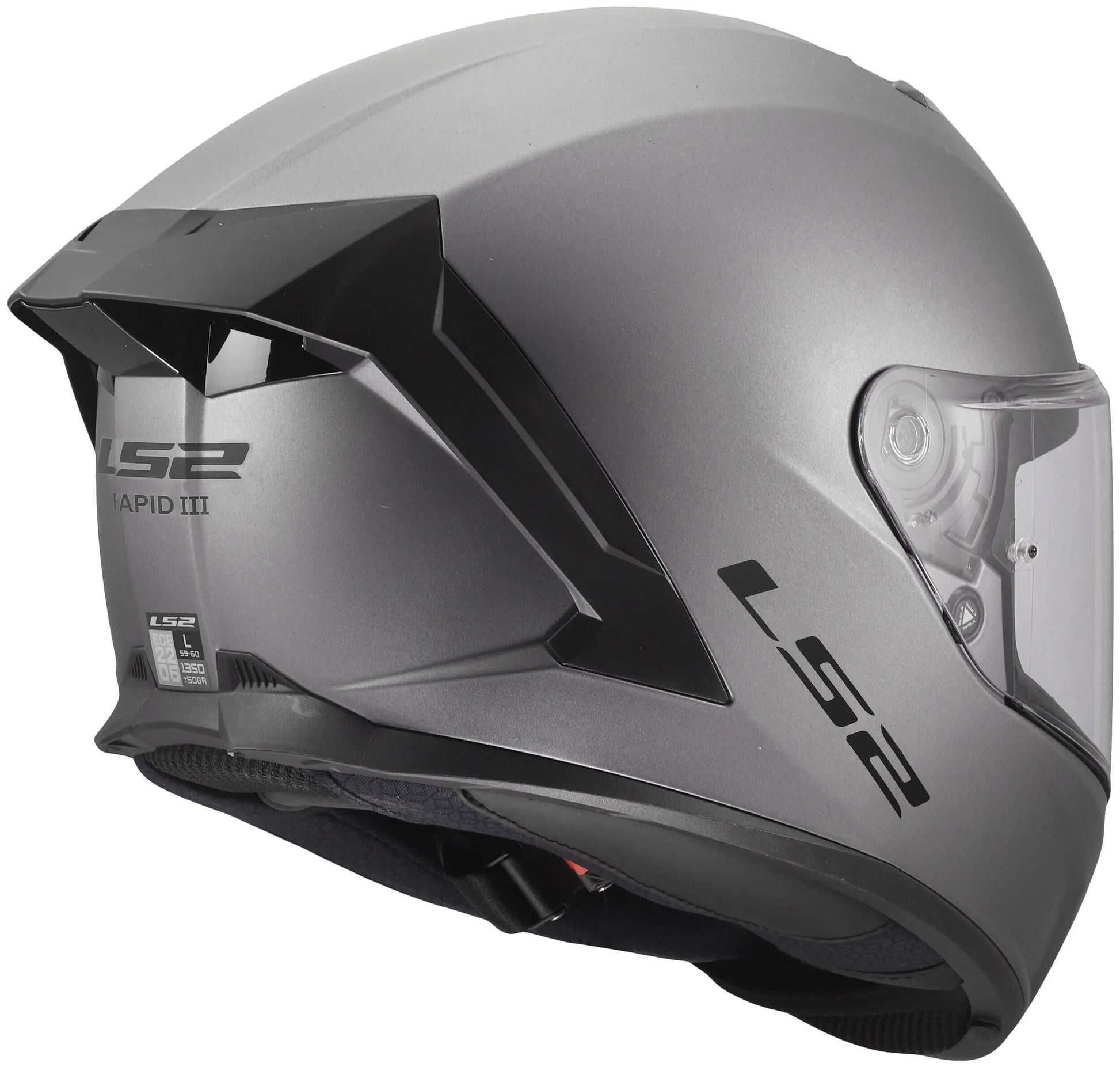 Ls2 Integralhelm FF820 Rapid III Solid Helme FF820 Rapid I Solid Matt Titanium XS