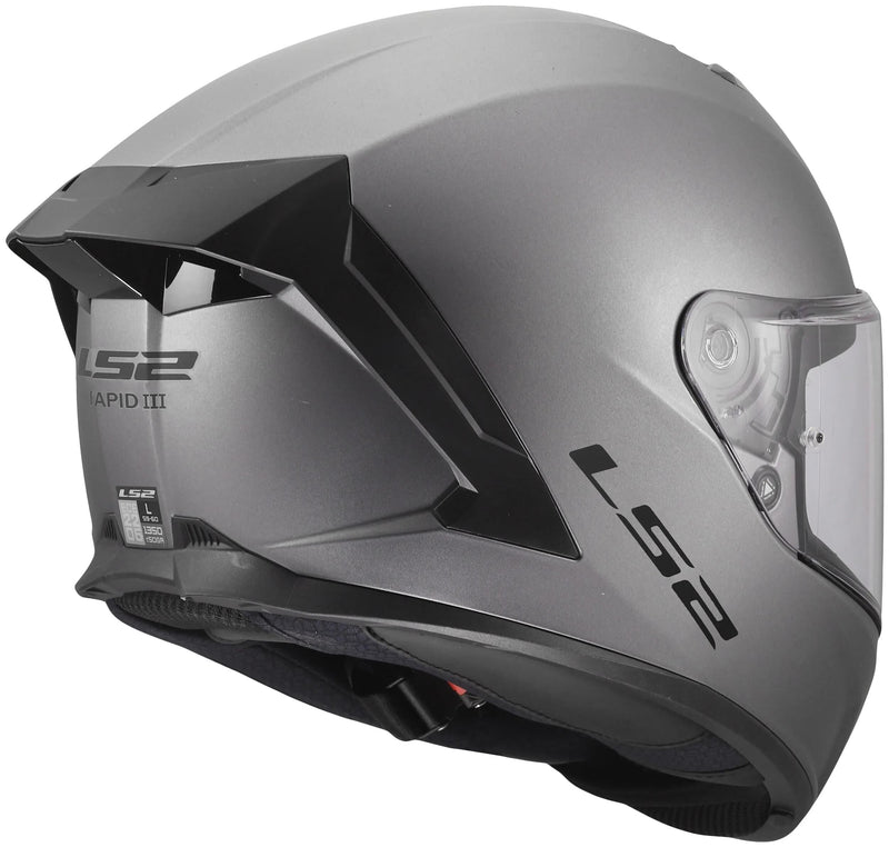 Ls2 Integralhelm FF820 Rapid III Solid Helme FF820 Rapid I Solid Matt Titanium XS
