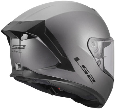 Ls2 Integralhelm FF820 Rapid III Solid Helme FF820 Rapid I Solid Matt Titanium L