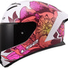 LS2 Integralhelm FF820 Rapid III Poppies Helme FF820 Rapid i Poppies II weiß rosa m