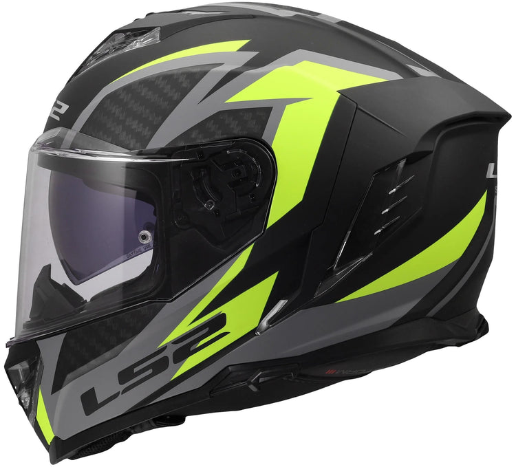 Ls2 Integralhelm FF818 Storm III Dynamo Helm FF818 Storm II Dynamo matt sw gelb l