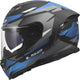 Ls2 Integralhelm FF818 Storm III Komai Helm FF818 Storm II Komai Mattschwarz Blau XL