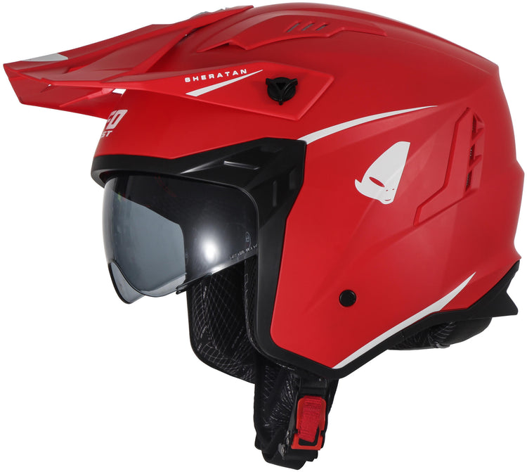 UFO Plast Sheratan Jethelm Helm Sheratan S Mattrot