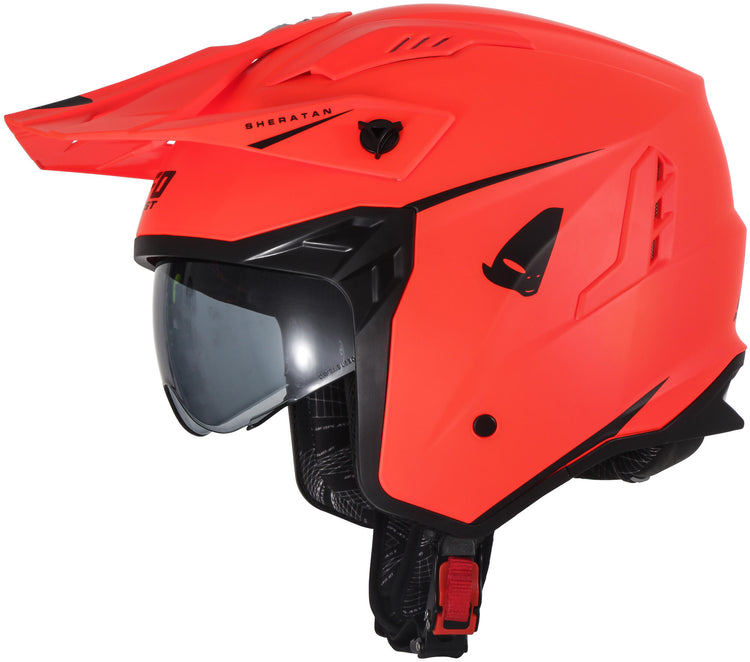 UFO Plast Sheratan Jethelm Helm Sheratan S matt neonorange