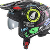 UFO Plast Sheratan Jethelm Helm Sheratan XS matte Grafik