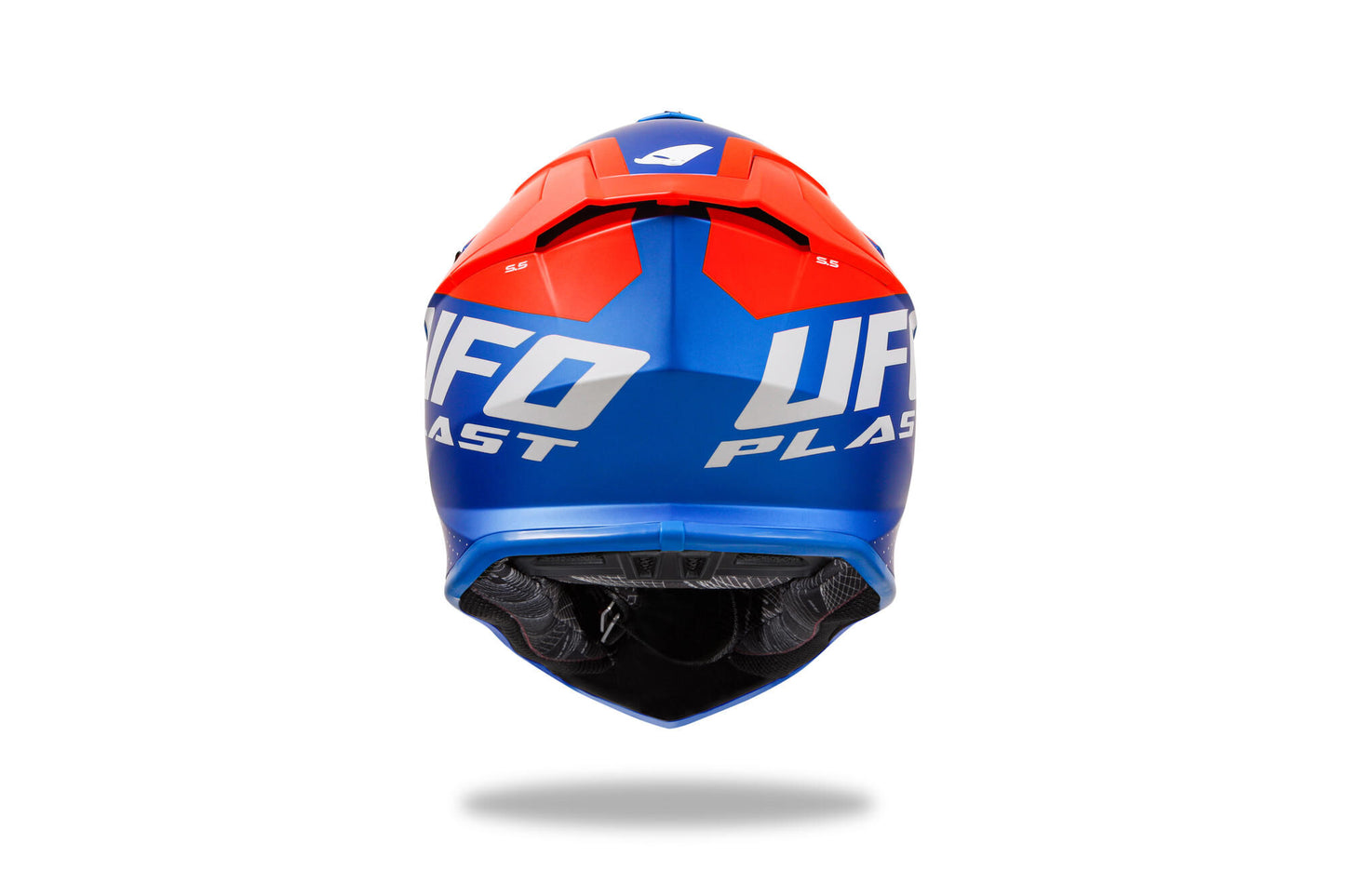 Ufo Plast Motocross-Helm Intrepid Helm Interpid S Blau Orange