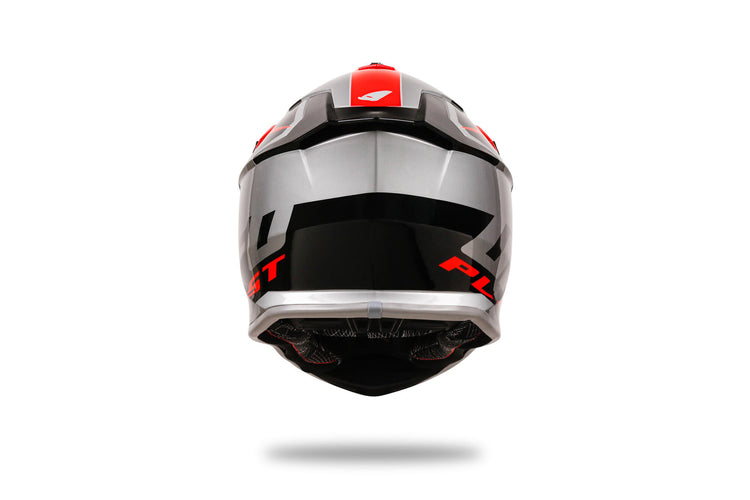 Ufo Plast Motocross-Helm Intrepid Helm Interpid M Grau