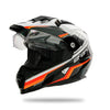 Ufo Plast Enduro Helm Aries Helm Aries S weiß schwarz