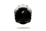 Ufo Plast Enduro Helm Aries Helm Aries S weiß schwarz - afbeelding 1