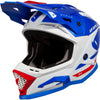 Ufo Plast Motocross-Helm Echus Helm Echus L blau weiß rot