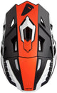 Ufo Plast Motocross-Helm Echus Helm Echus m bl. Orangeweiß matt