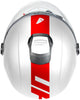 UFO Plast Jet Helm Nixie Helm UFO Nixie Jet weiß rot Gr. m