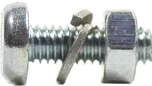 Fix-Nippel-Nr. Schildschraube M4x12 Zink PK.A 100 PCs