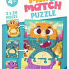 Ravensburger Mix-Match-Puzzle Dinos 24s