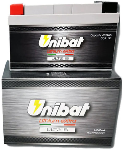 Unibat Lifepo4 Batterie ult2b. Batterie ult2b 4pin Lithium extra