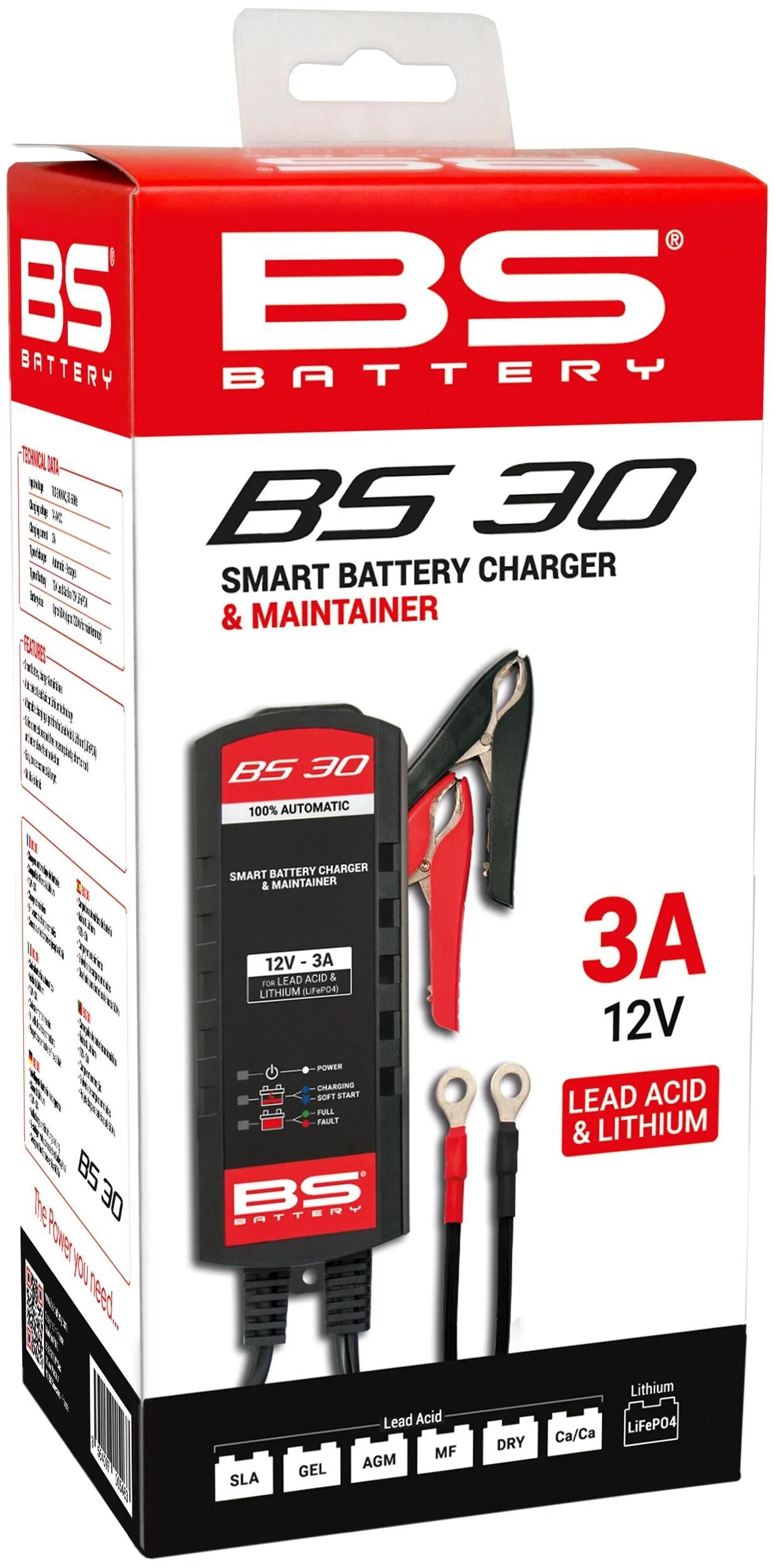 BS-Batterieladegerät BS30, BS-Ladung +Lithium 3.0a