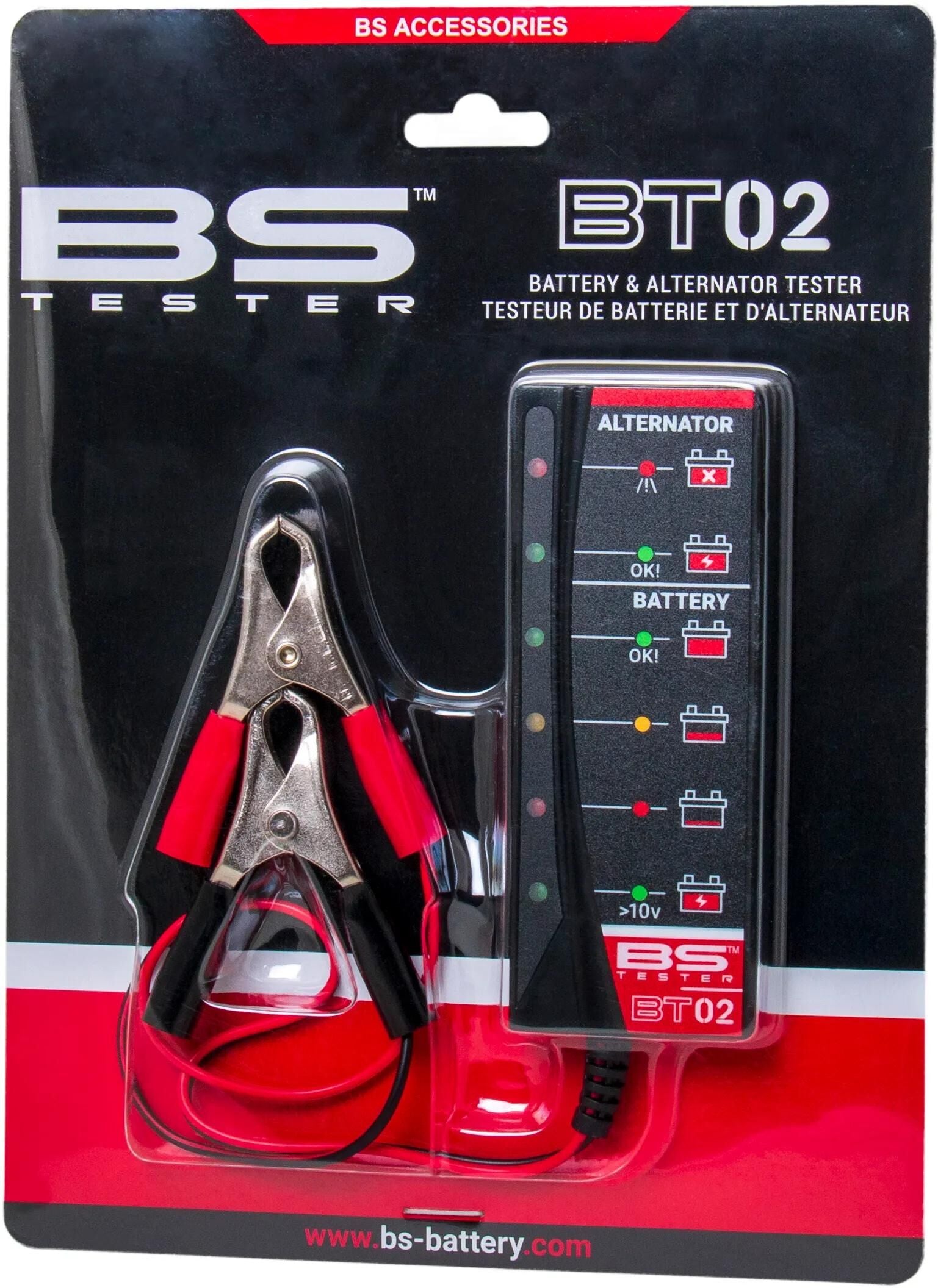 BS -Batterie -Batterie -Tester BT02 BS -Test