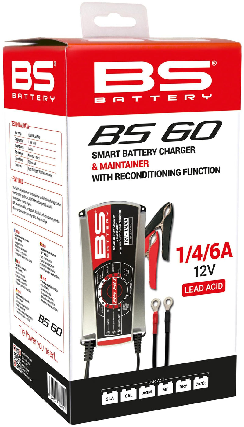 BS-Batterieladegerät BS60, BS-Ladung 1A 4A 6a