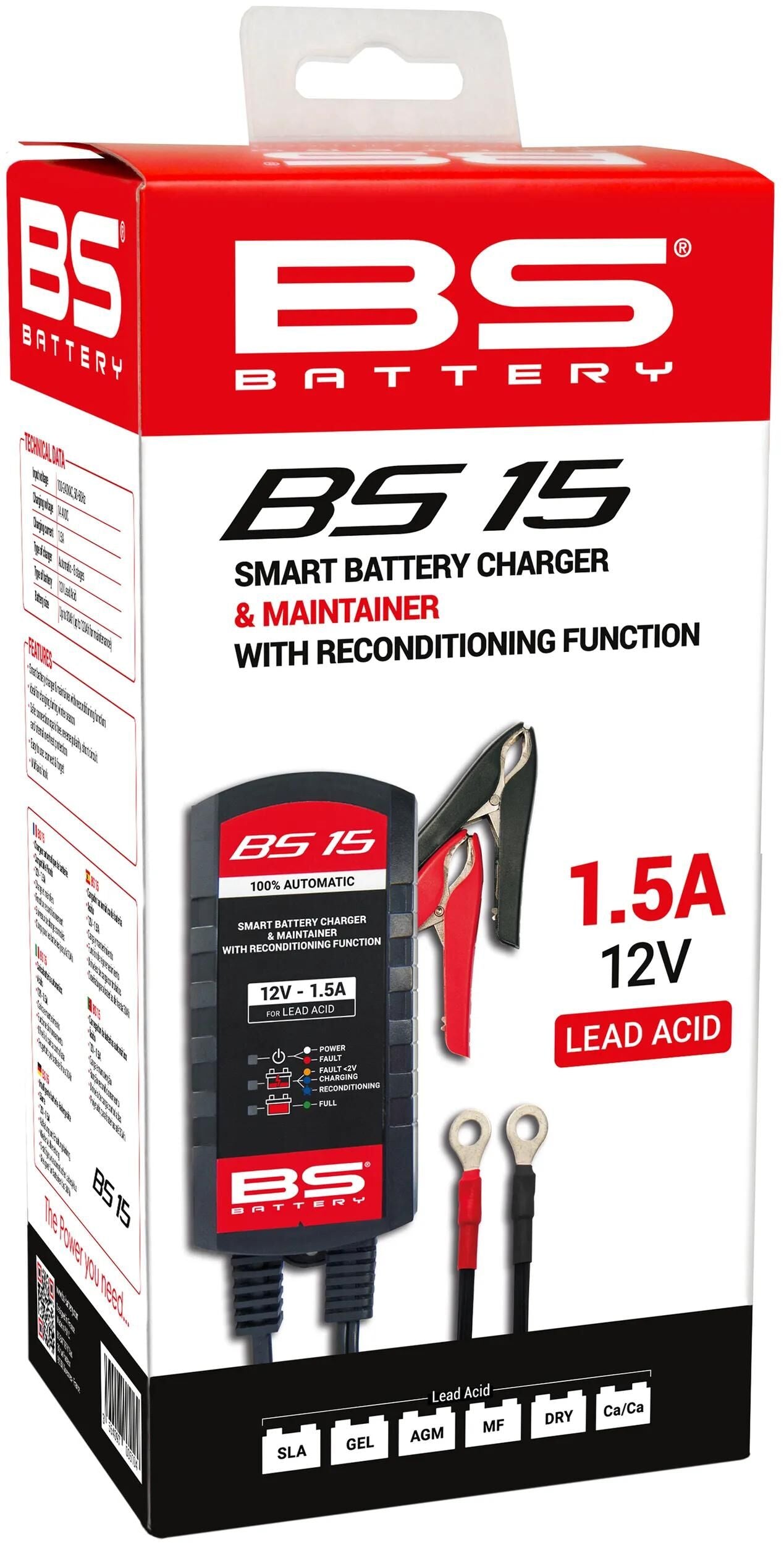 BS-Batterieladegerät BS15, BS-Lade 1.5A