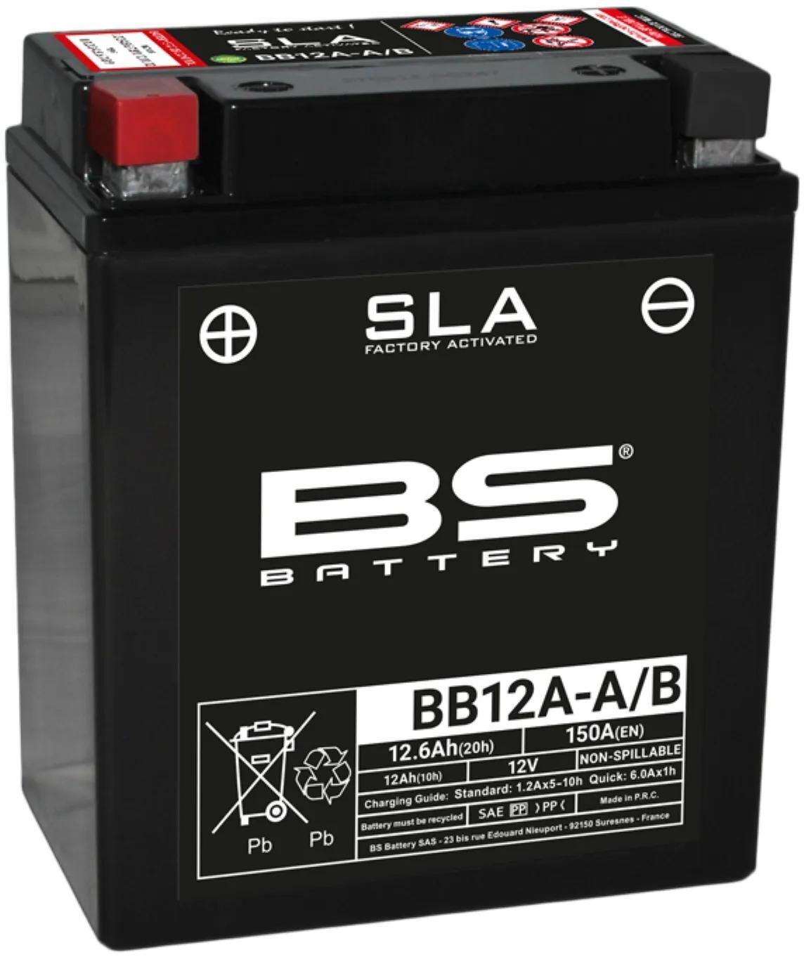 BS Batterie Batterie BB12A-A B BS SLA