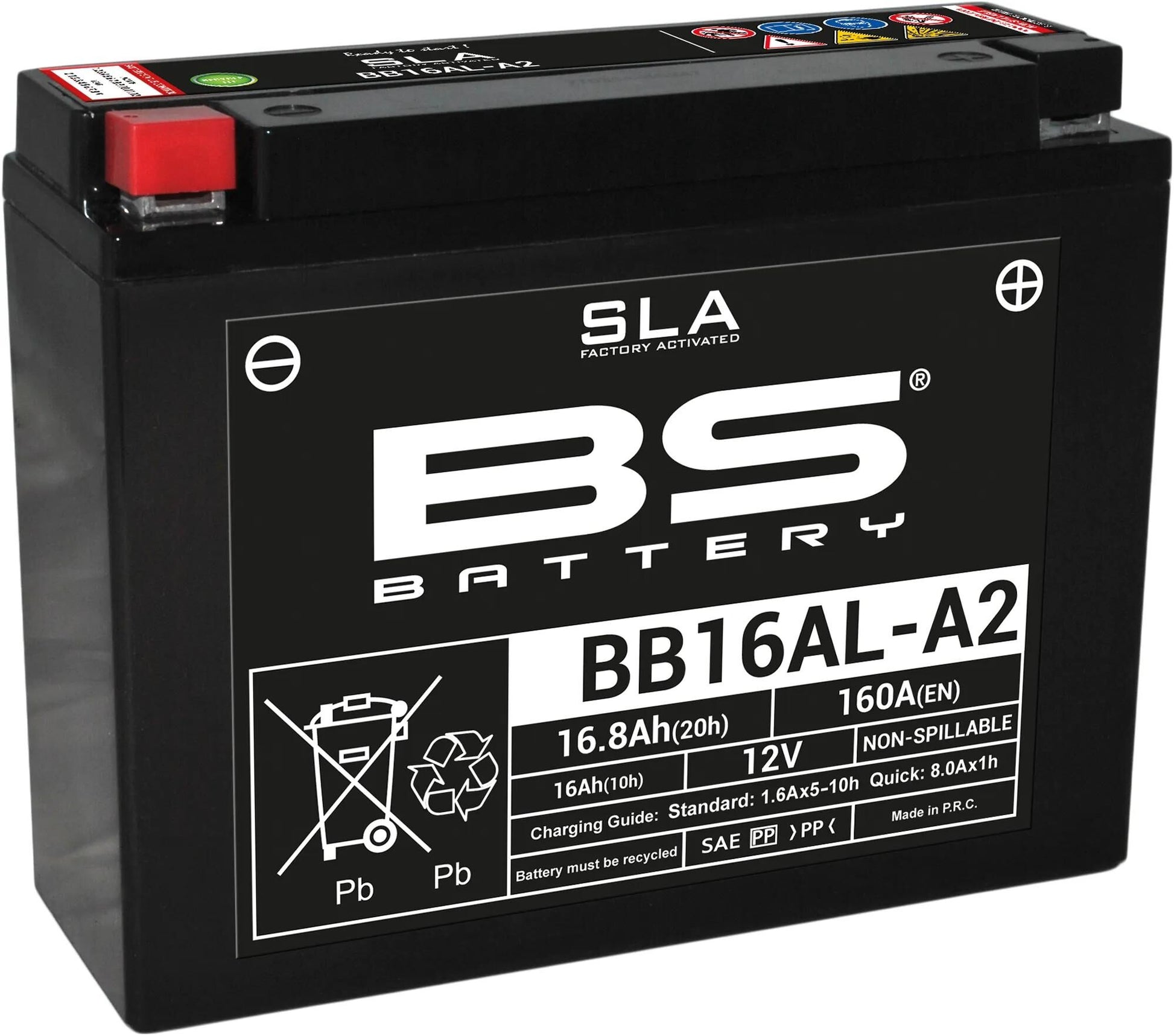 BS Batterie Batterie BB16AL-A2 BS SLA