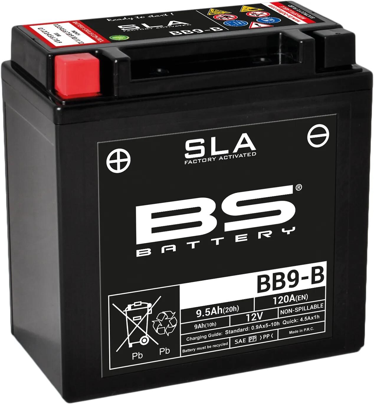 BS Batterie Batterie BB9 B BS SLA