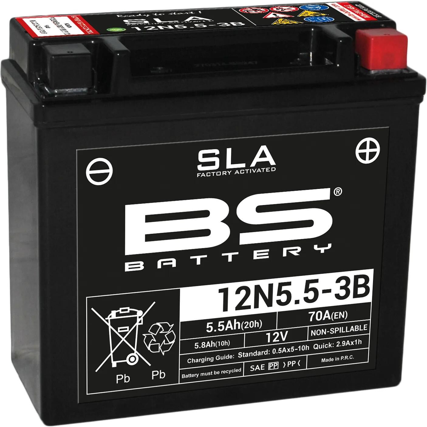BS-Batterie Batterie 12n5,5-3b BS SLA