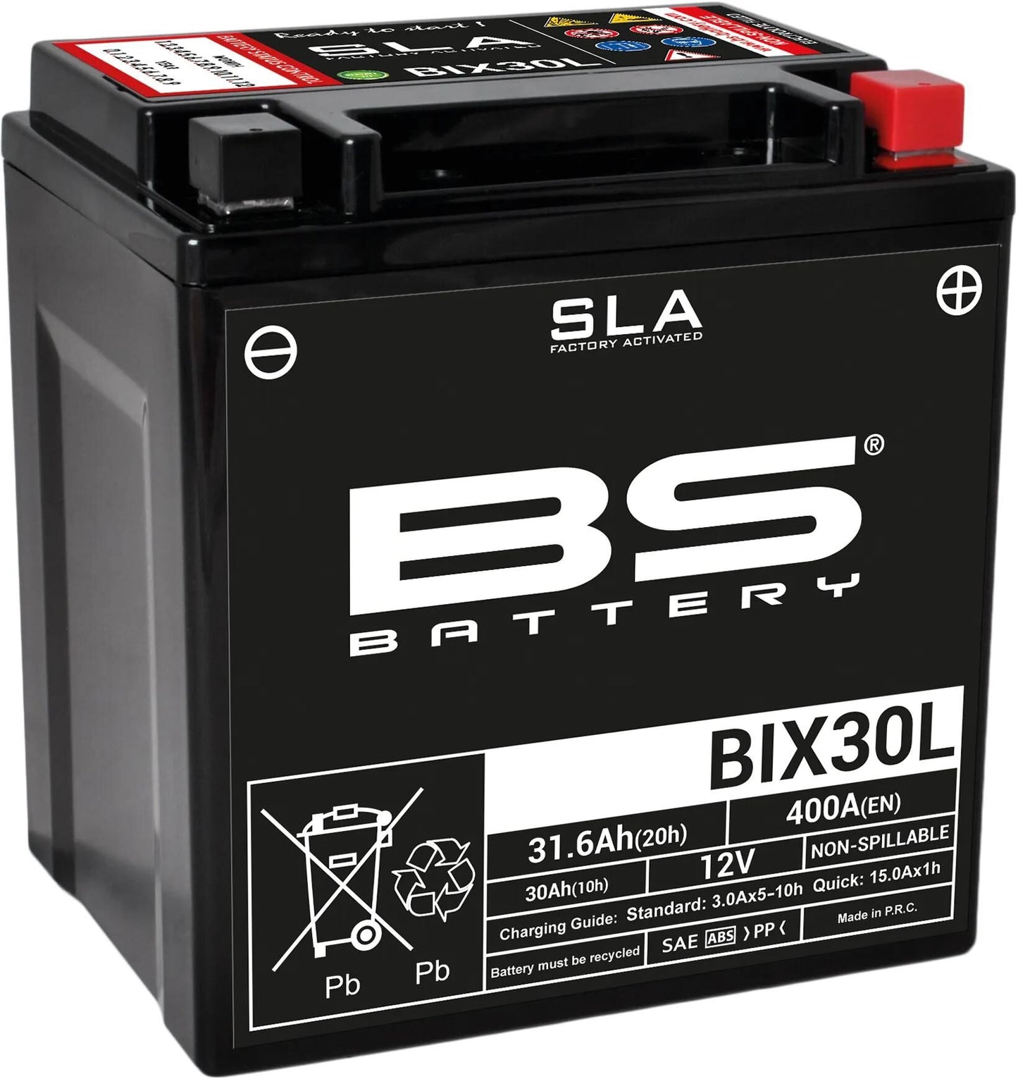 BS Batterie Batterie BIX30L BS SLA